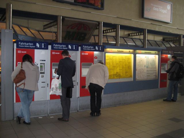 Automaty na lstky Deutsche Bahn